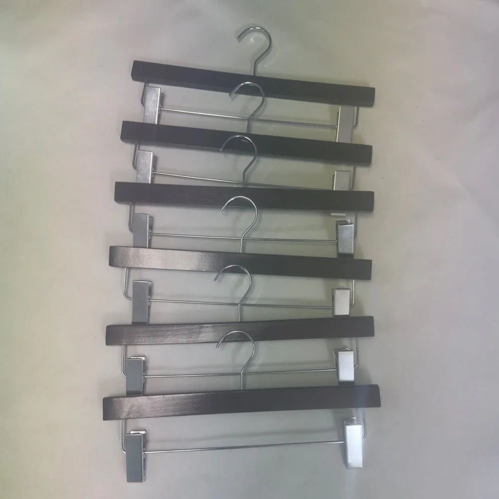 TOPIA HANGER Wooden/Metal Pants Hangers